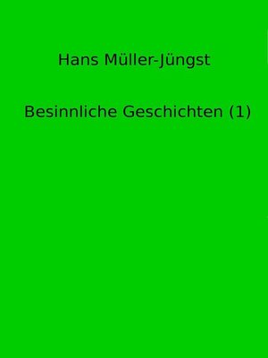 cover image of Besinnliche Geschichten 1